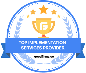 Badge: Top implementation services provider